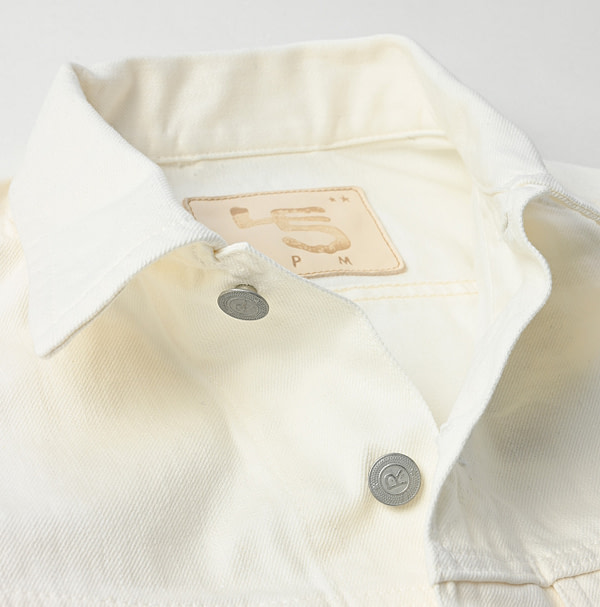 Rye Mugi Denim 908 Hikohime Jacket White Detail