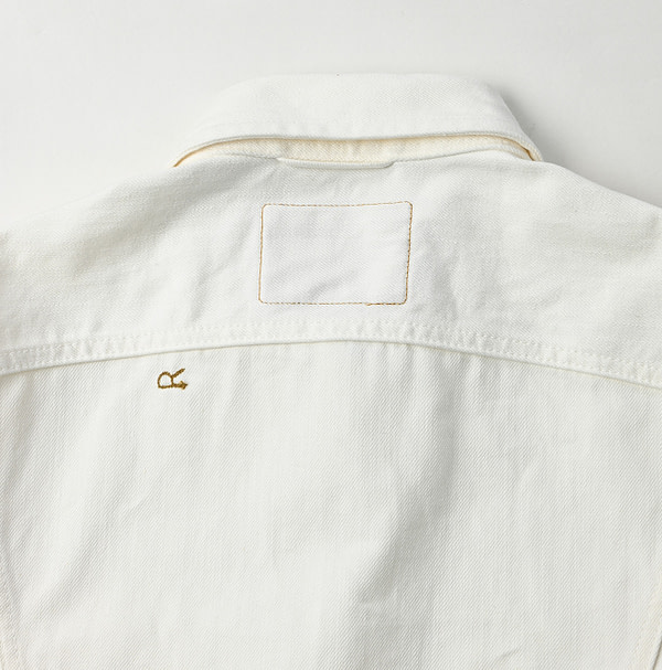 Rye Mugi Denim 908 Hikohime Jacket White Detail