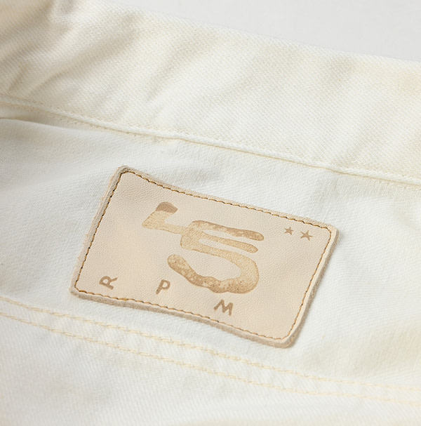 Rye Mugi Denim 908 Hikohime Jacket White Detail