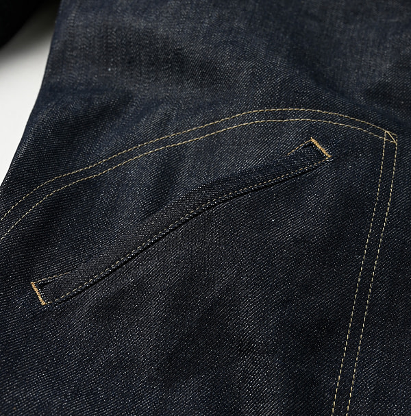 Rye Mugi Denim 908 Crosby Denim Jacket Itchora Detail