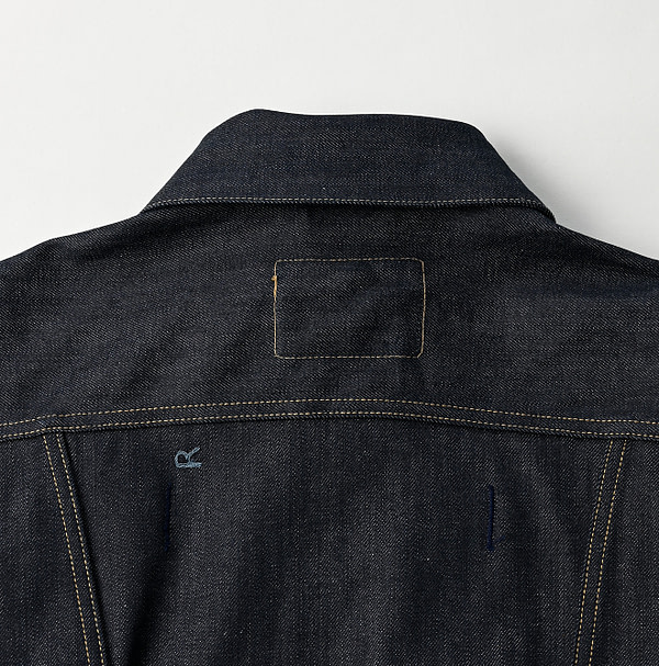 Rye Mugi Denim 908 Crosby Denim Jacket Itchora Detail