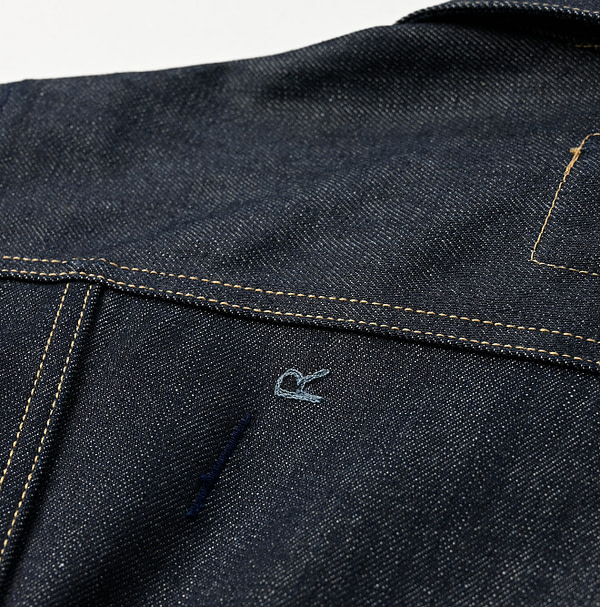 Rye Mugi Denim 908 Crosby Denim Jacket Itchora Detail