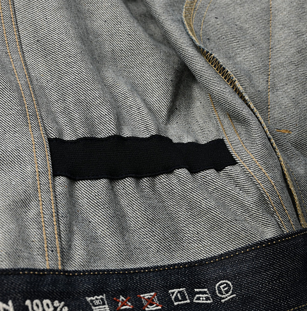 Rye Mugi Denim 908 Crosby Denim Jacket Itchora Detail