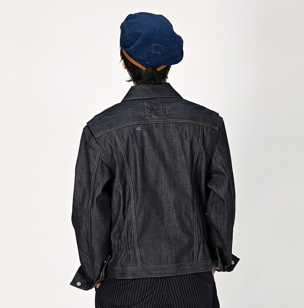 Rye Mugi Denim 908 Crosby Denim Jacket Itchora Male Model