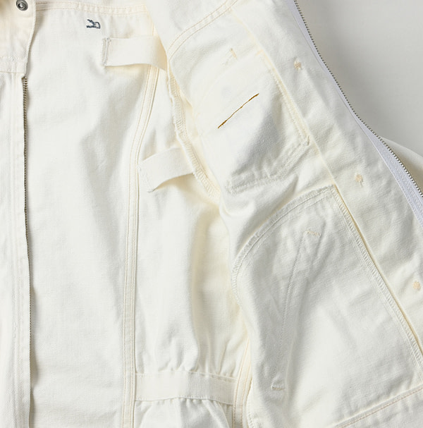 Rye Mugi Denim 908 Crosby Denim Jacket White Detail