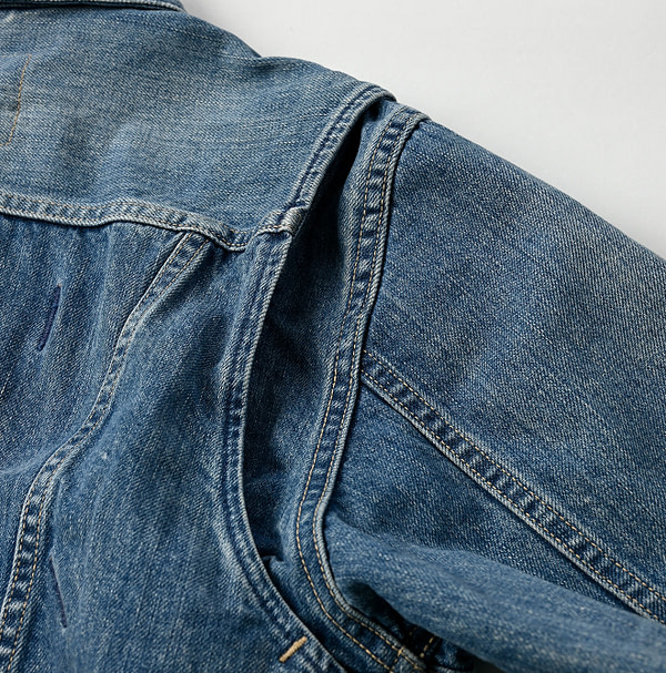 Rye Mugi Denim 908 Crosby Denim Jacket Detail