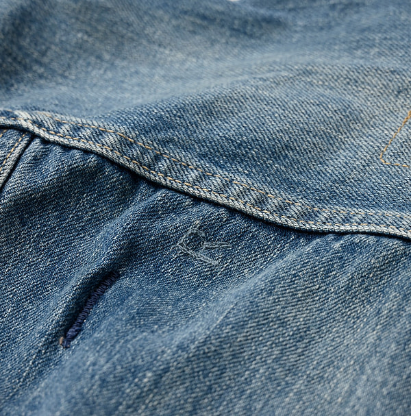 Rye Mugi Denim 908 Crosby Denim Jacket Detail