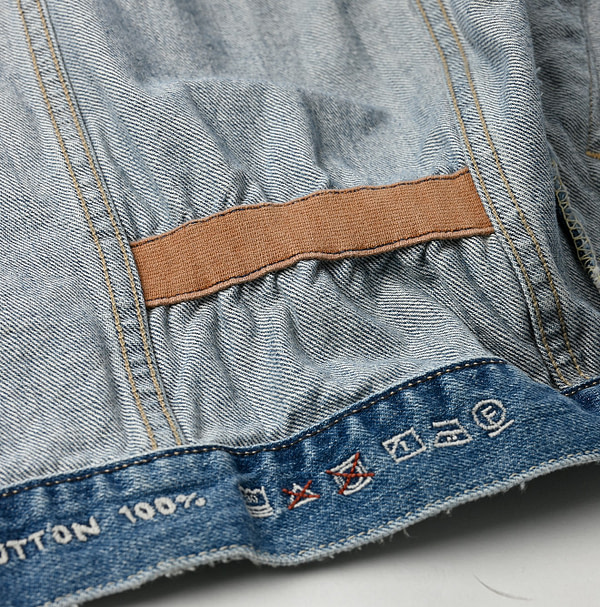 Rye Mugi Denim 908 Crosby Denim Jacket Detail