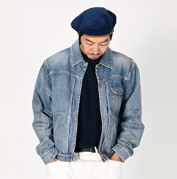 Rye Mugi Denim 908 Crosby Denim Jacket Male Model