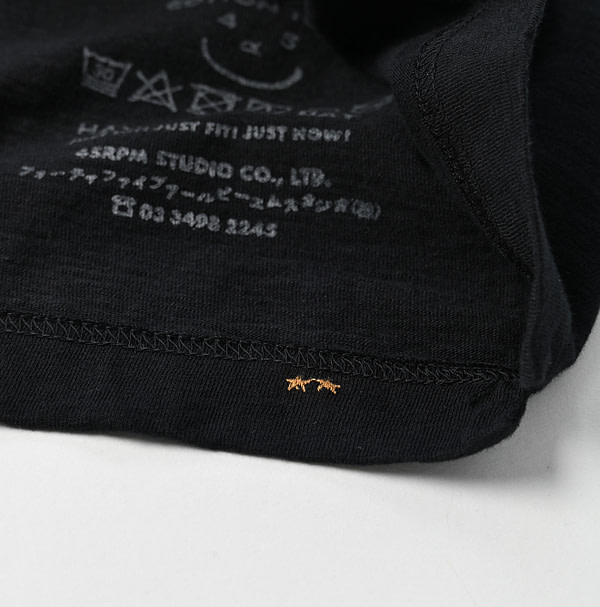 45 Star 908 Long Sleeve T-shirt Detail