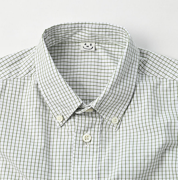 No.180 Miko 908 Ocean Button Down Shirt Detail