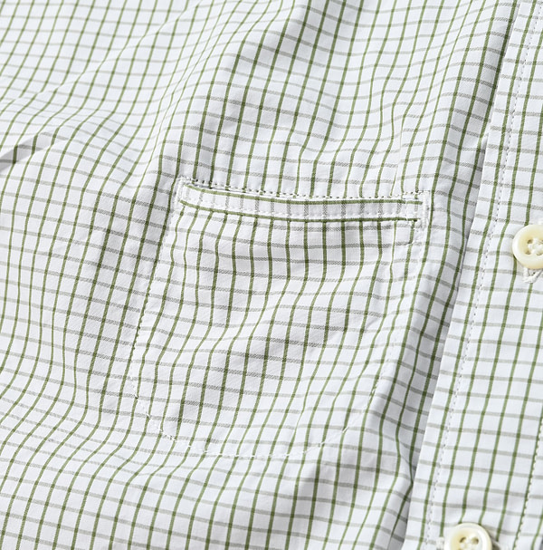 No.180 Miko 908 Ocean Button Down Shirt Detail