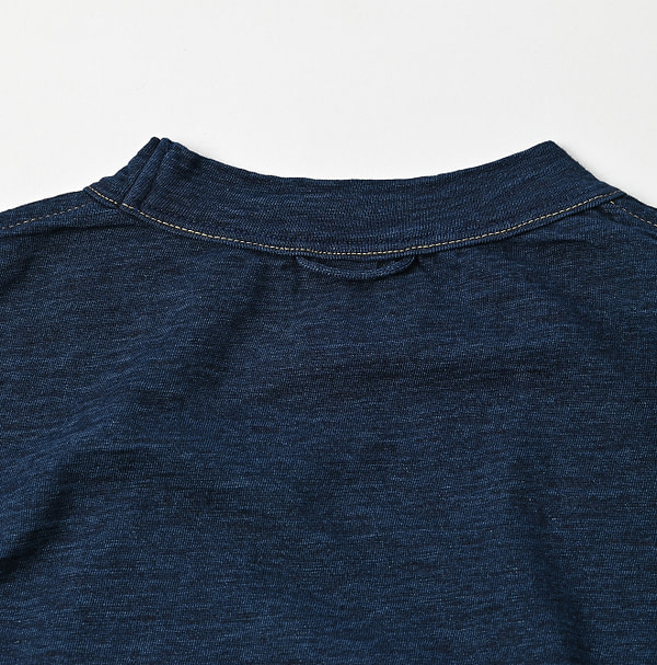 Indigo Tenjiku Square T-shirt Detail