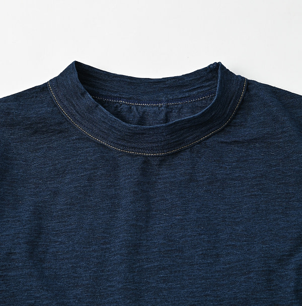 Indigo Tenjiku Square T-shirt Detail