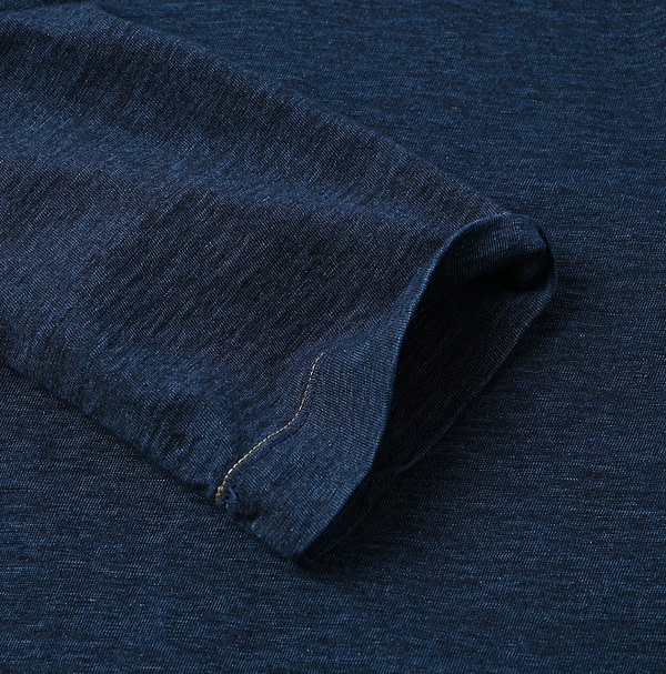 Indigo Tenjiku Square T-shirt Detail