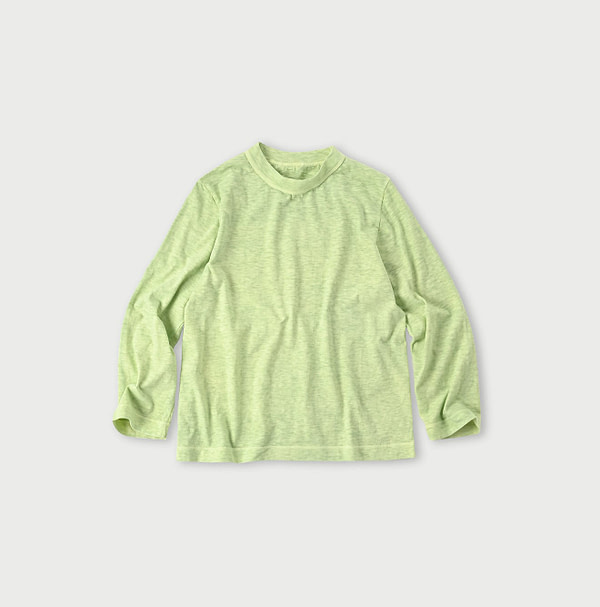 Plant Dyed Tenjiku Square T-shirt Napa Cabbage