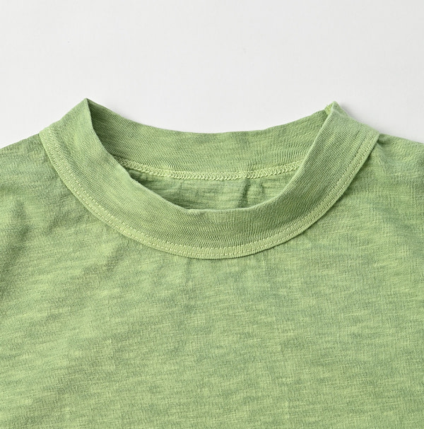 Plant Dyed Tenjiku Square T-shirt Detail