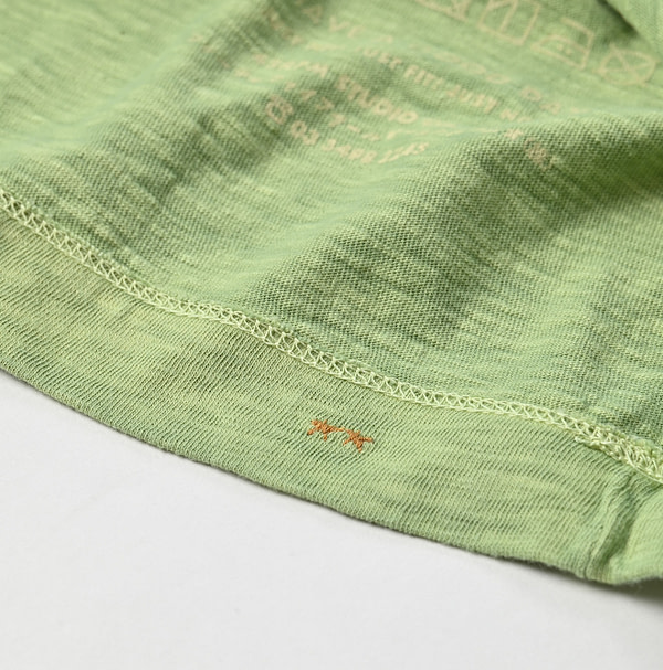 Plant Dyed Tenjiku Square T-shirt Detail