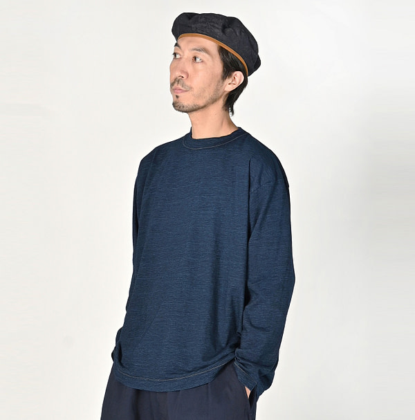 Indigo Tenjiku 908 Ocean T-shirt Male Model