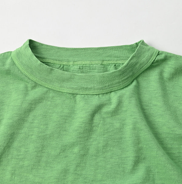 Plant Dyed Tenjiku 908 Ocean T-shirt Detail