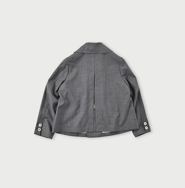 Combed Wool Annie Double Jacket Back