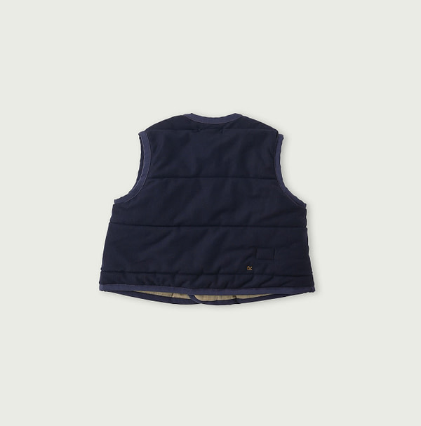 Jersey Furano Reversible Quilt Vest Back