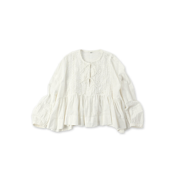 Khadi de Lace Blouse White