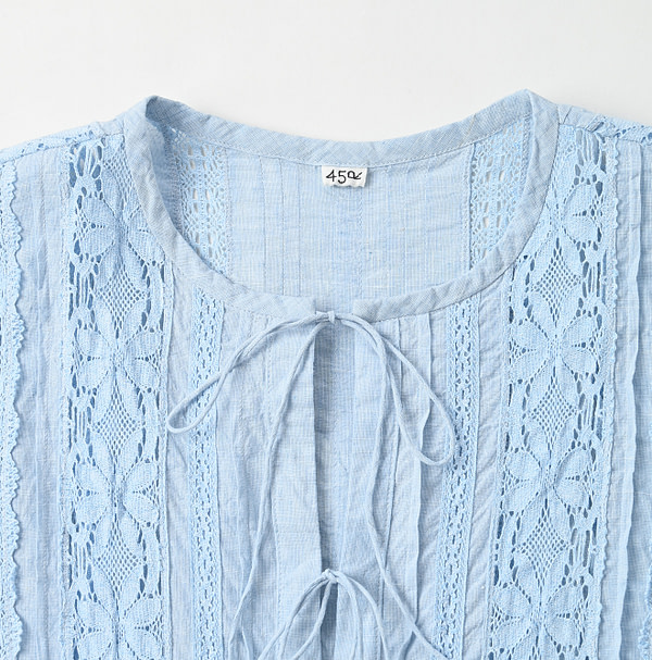 Khadi de Lace Blouse Detail