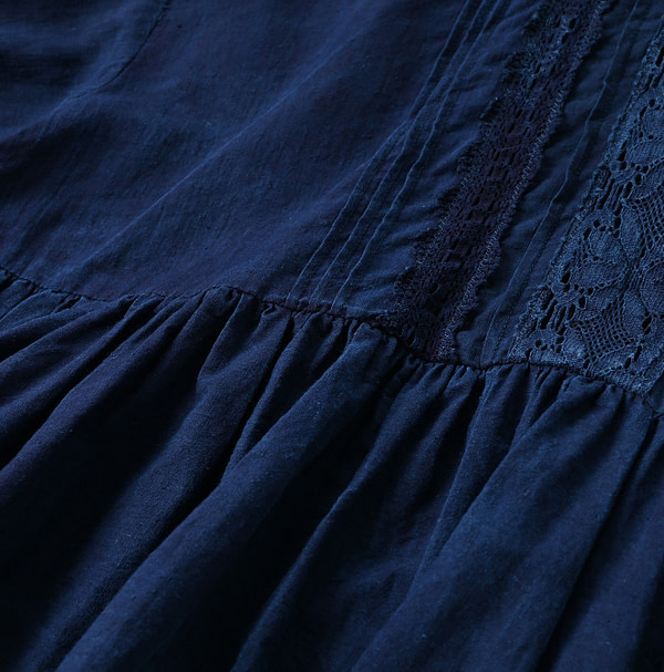 Ai Indian Khadi de Lace Blouse Detail