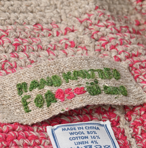 Tamatebako Crochet Beads Embroidery Bolero Detail