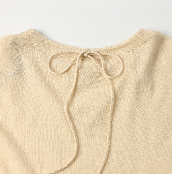 Combed Wool Tenjiku Tiered Tunic Detail