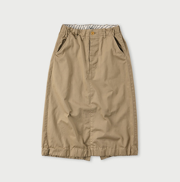 Okome Chino Chir-go Skirt Brown Rice