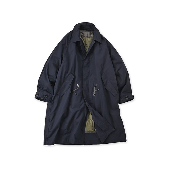 Weather 908 Mods Balmacaan Coat Navy