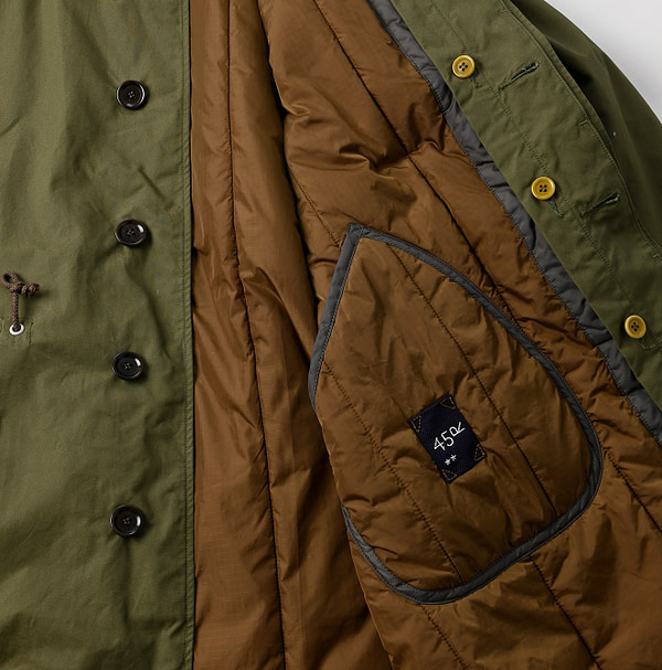 Weather 908 Mods Balmacaan Coat Detail