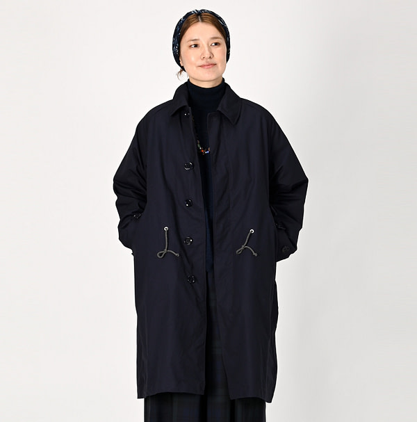 Weather 908 Mods Balmacaan Coat Female Model