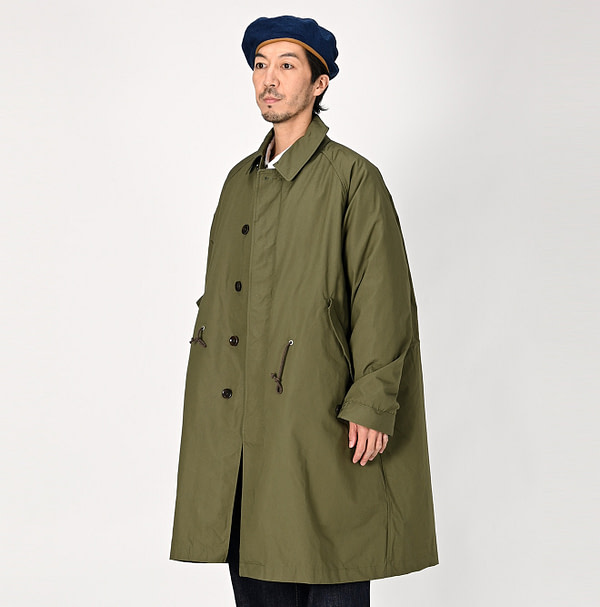 Weather 908 Mods Balmacaan Coat Male Model