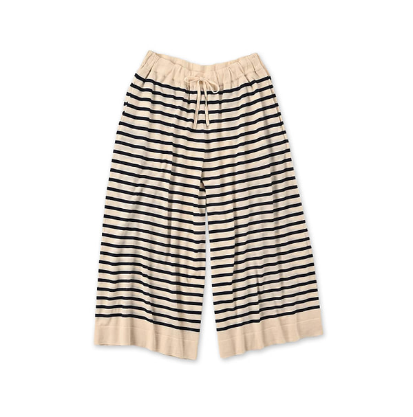 Combed Wool Basque Tenjiku Easy Pants Kinari Base
