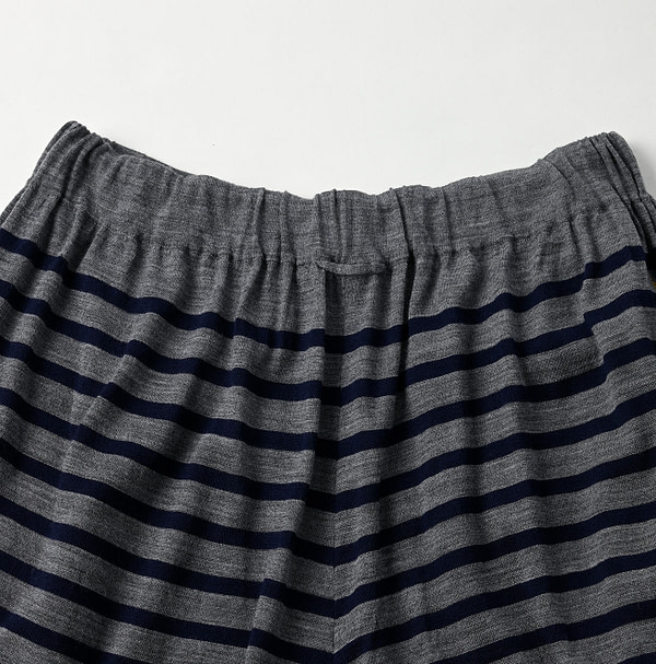 Combed Wool Basque Tenjiku Easy Pants Detail