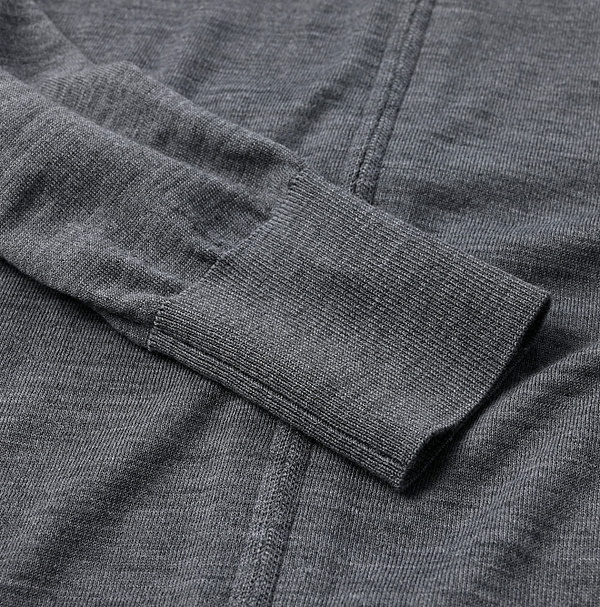 Combed Wool Tenjiku Zipped Blouson Detail