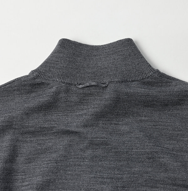 Combed Wool Tenjiku Zipped Blouson Detail