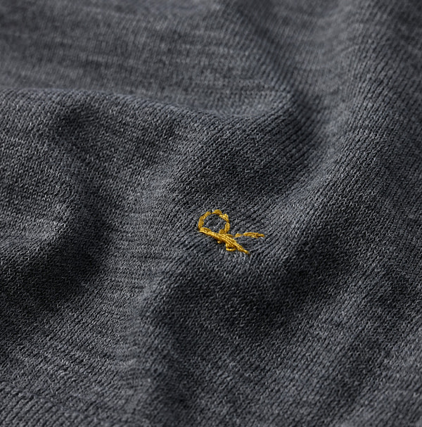 Combed Wool Tenjiku Zipped Blouson Detail