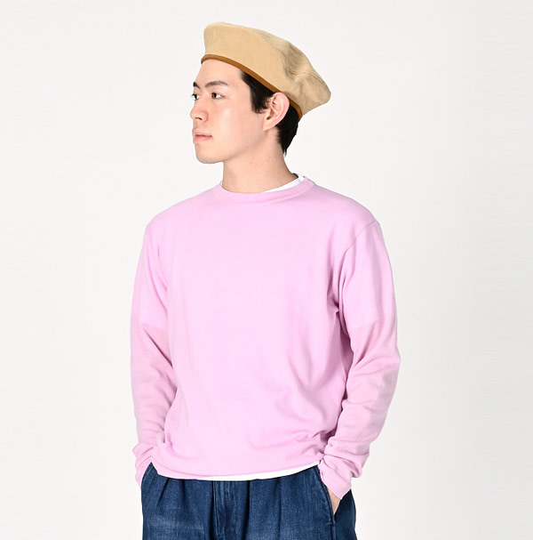 Combed Wool Tenjiku Crew Male Model