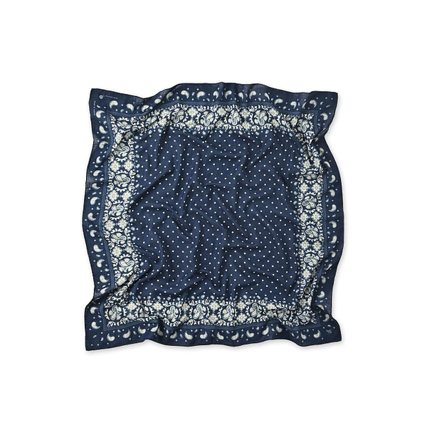 Indigo Aya Paisley Dot Furoshiki