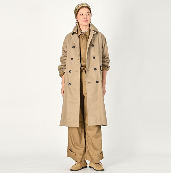 Okome Chino 908 Coat Female Model