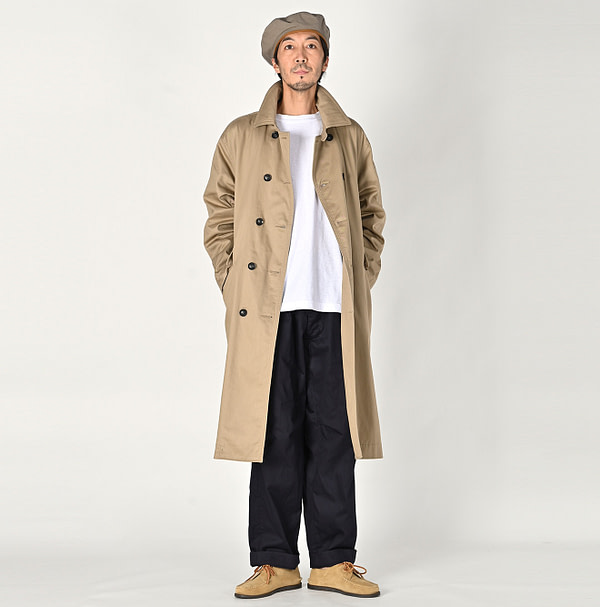 Okome Chino 908 Coat Male Model