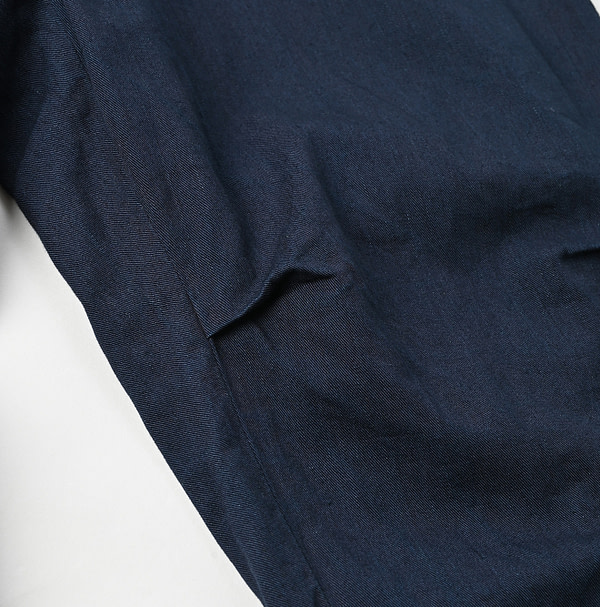 Indigo Okome Chino 908 Chir-go Pants Detail