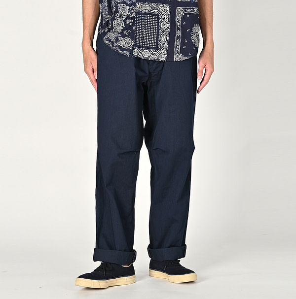 Indigo Okome Chino 908 Chir-go Pants Male Model