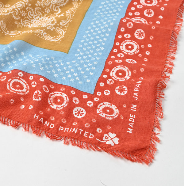 Supima Aya Bandana Mix Furoshiki Detail