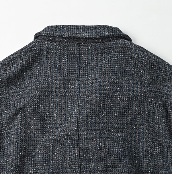 Indigo Cotton Tweed Neem Jacket MEN Detail