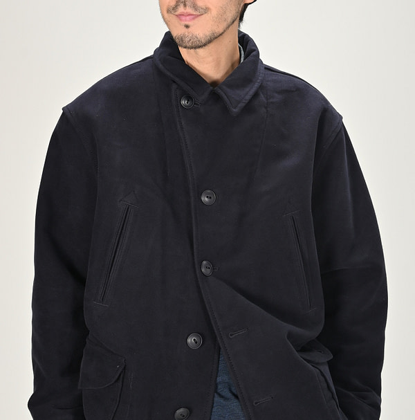 Cotton Flannel P Blouson MEN Male Model